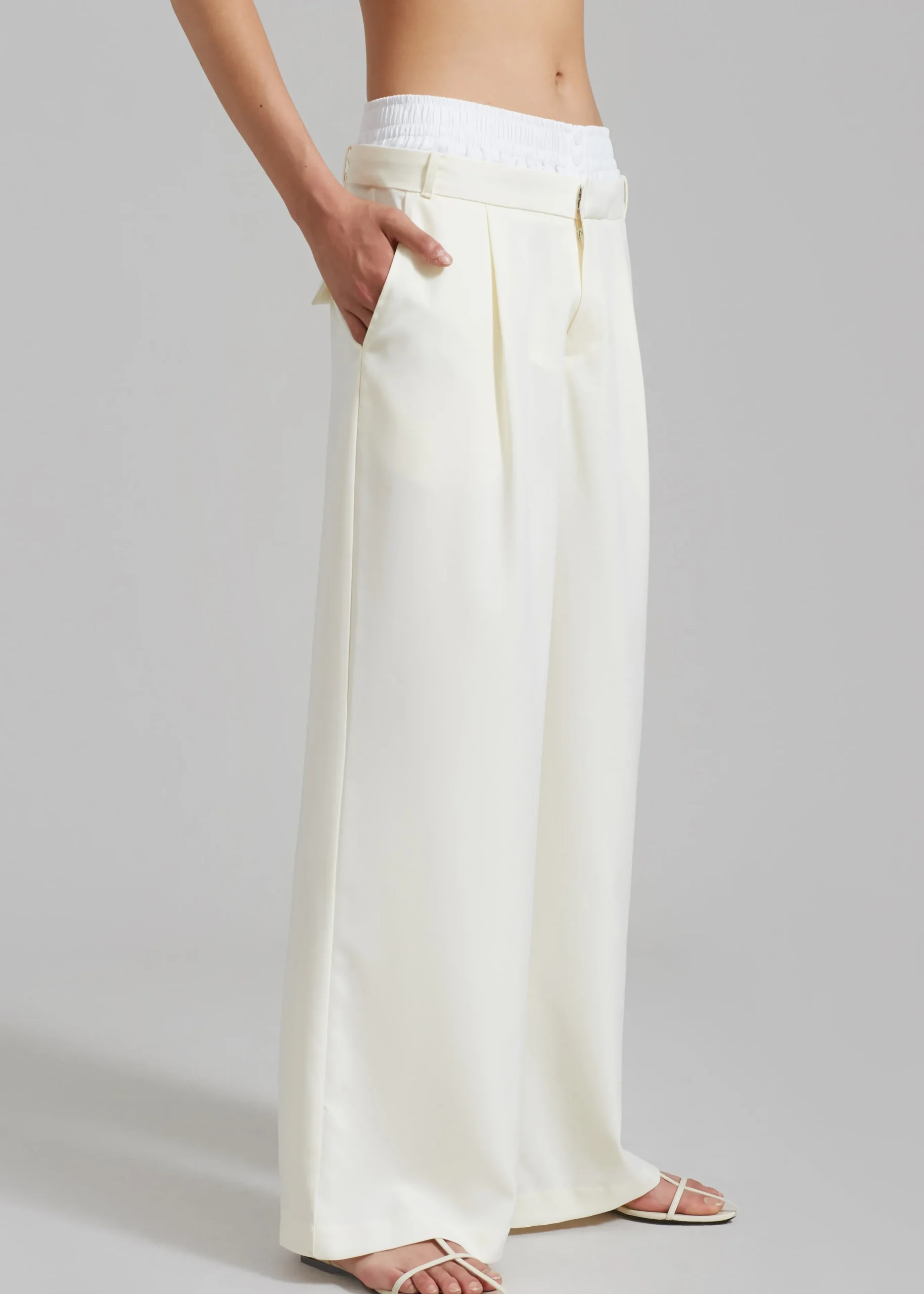 Ellie Darted Boxer Trousers