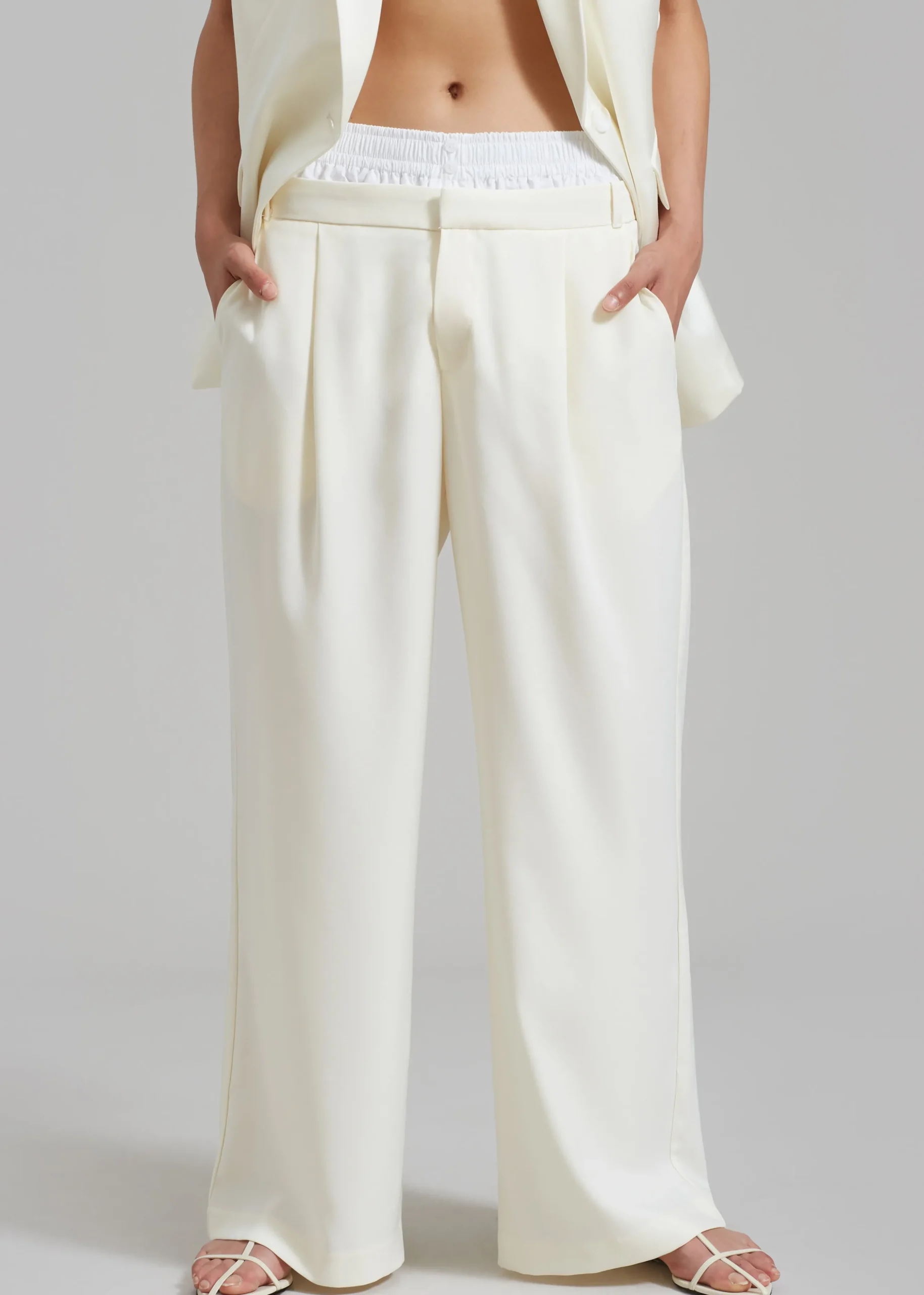 Ellie Darted Boxer Trousers