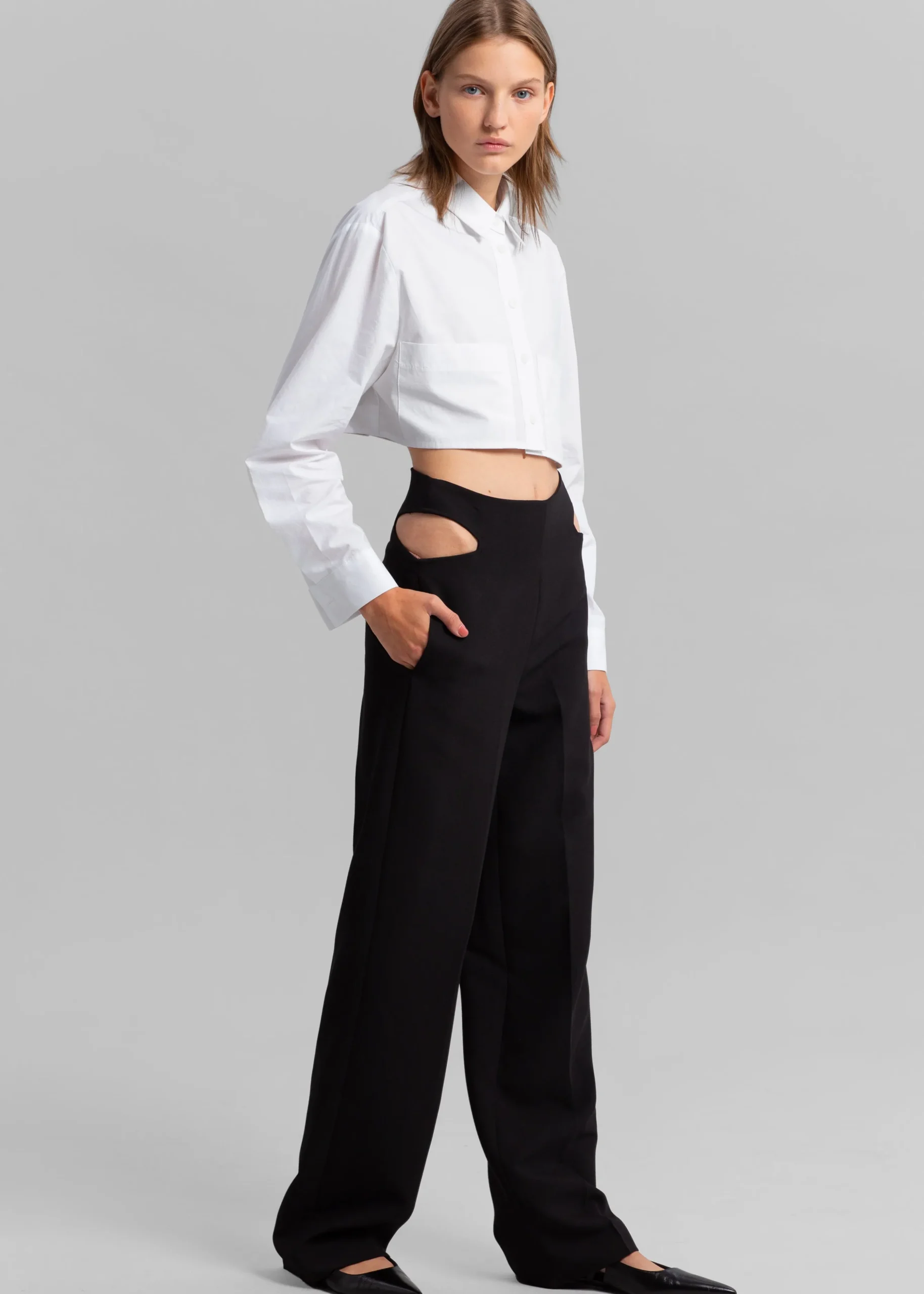 Elo Cropped Pocket Shirt