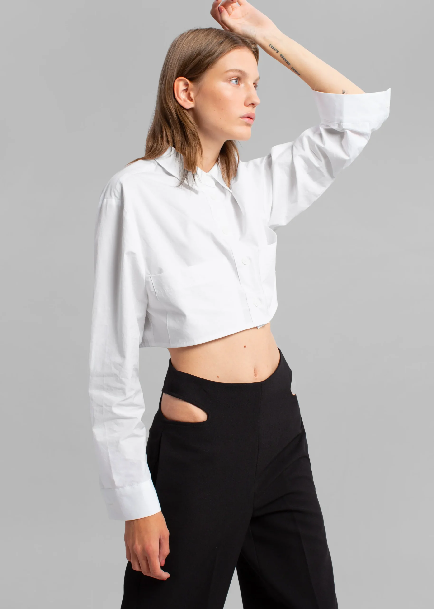 Elo Cropped Pocket Shirt