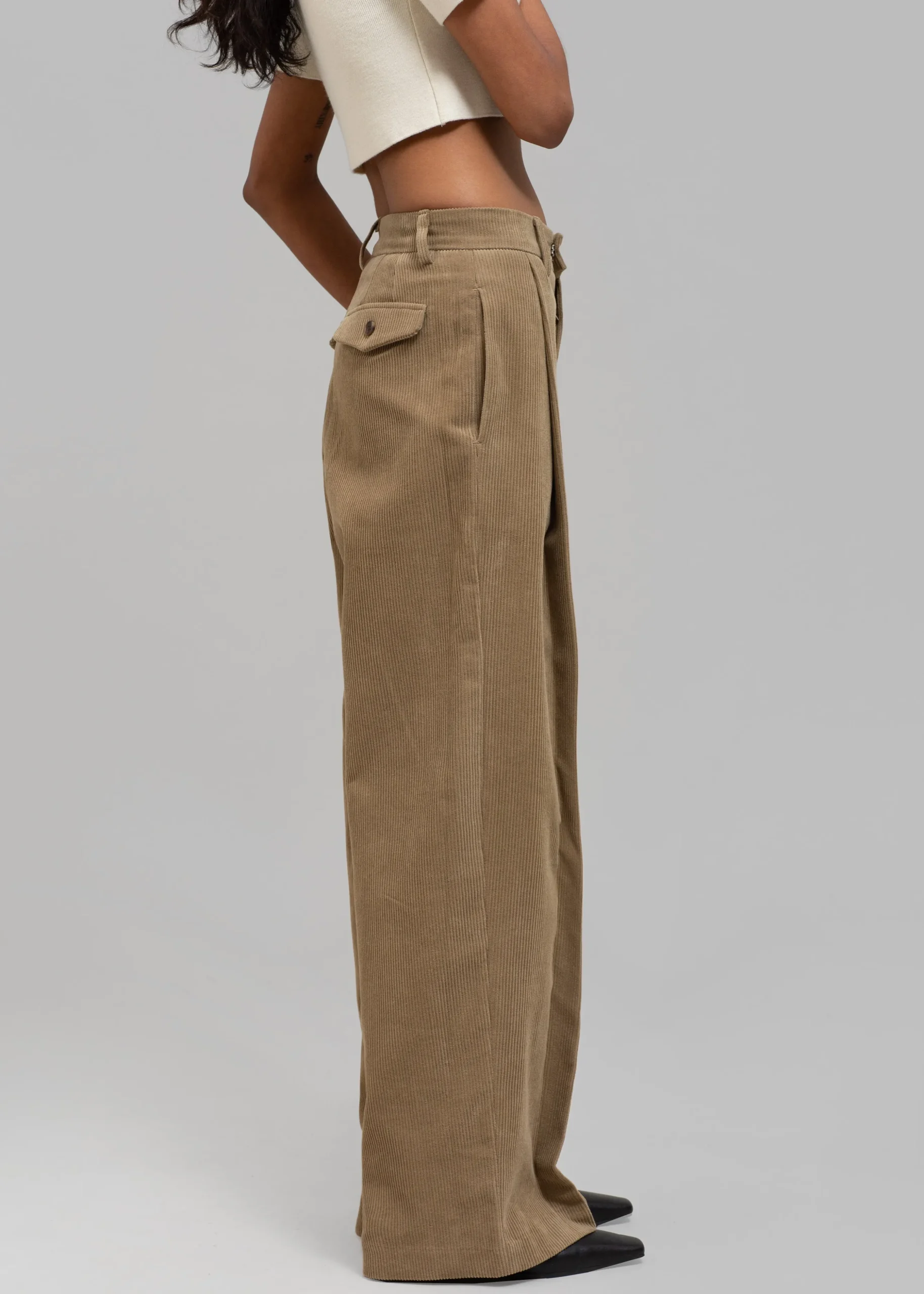 Estrid Corduroy Wide Pants