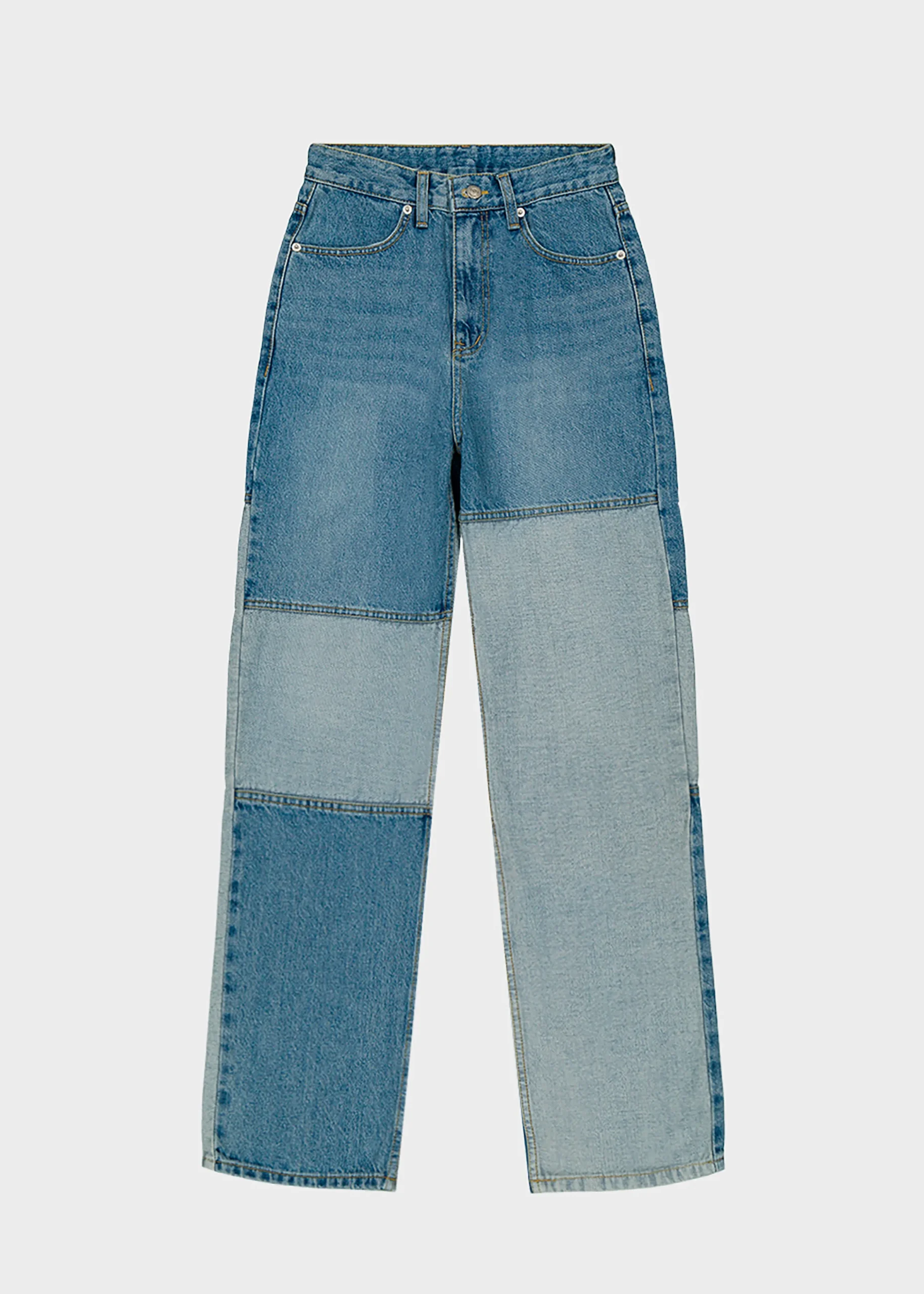Gesina Patchwork Denim Pants