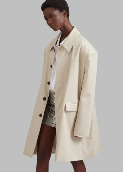 Ghent Padded Shoulder Trench