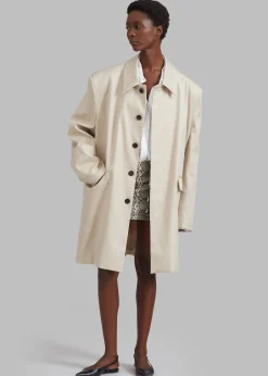 Ghent Padded Shoulder Trench