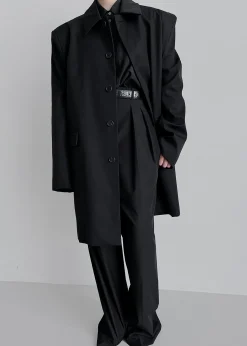 Ghent Padded Shoulder Trench