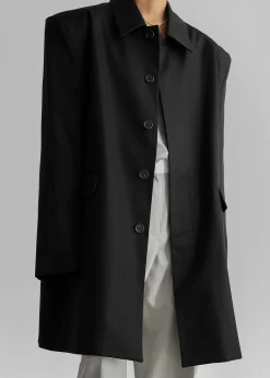 Ghent Padded Shoulder Trench