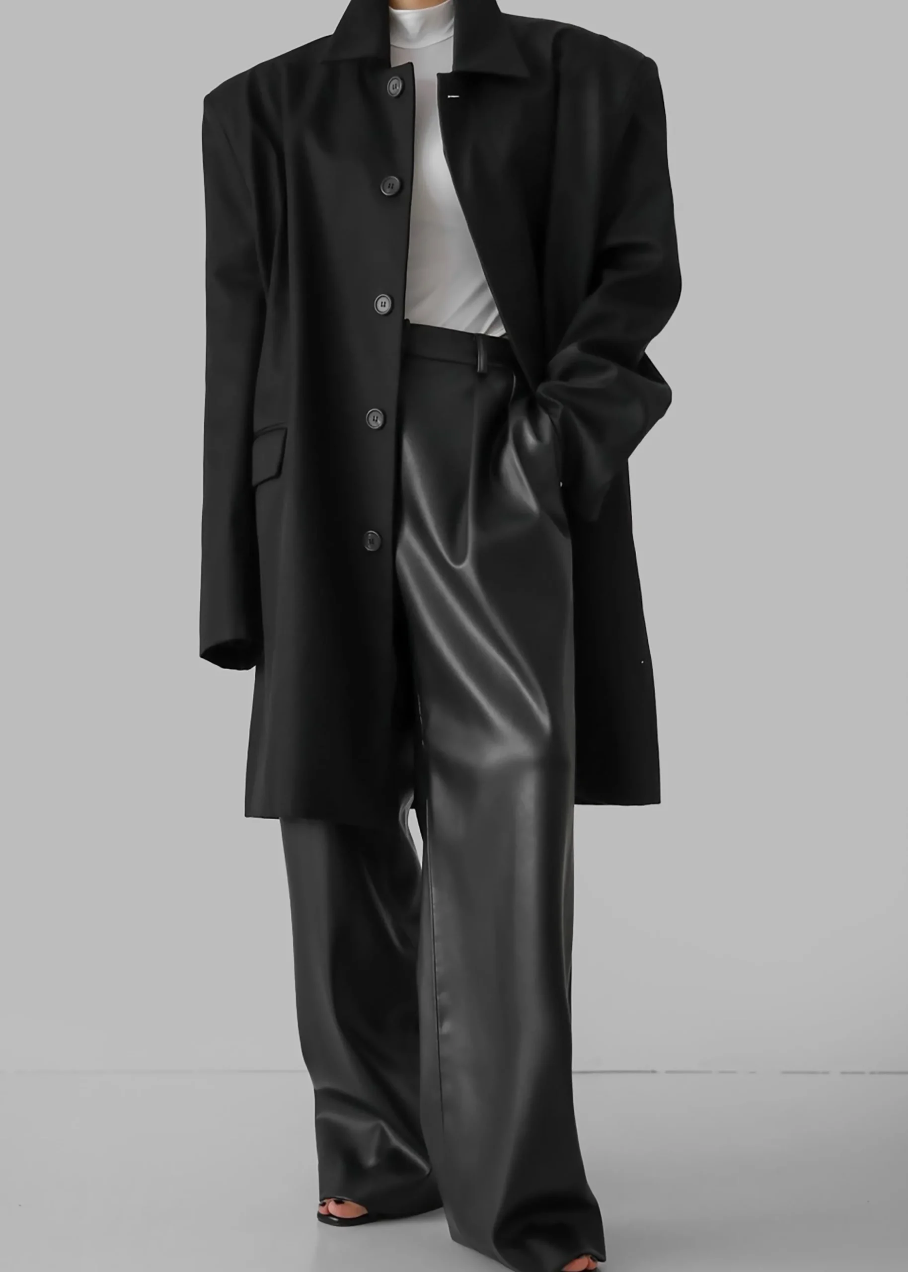 Ghent Padded Shoulder Trench