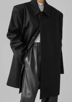 Ghent Padded Shoulder Trench