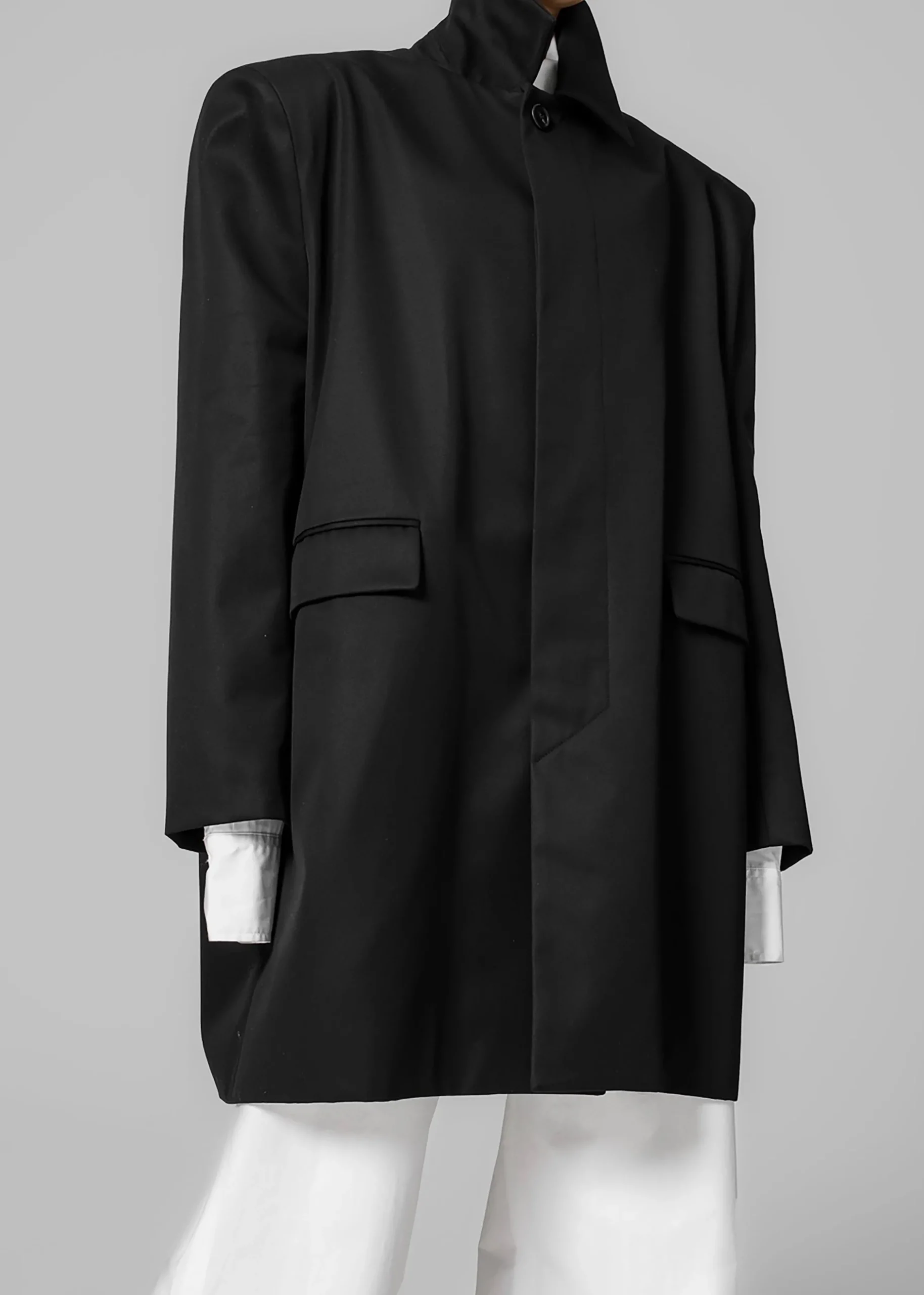 Ghent Padded Shoulder Trench