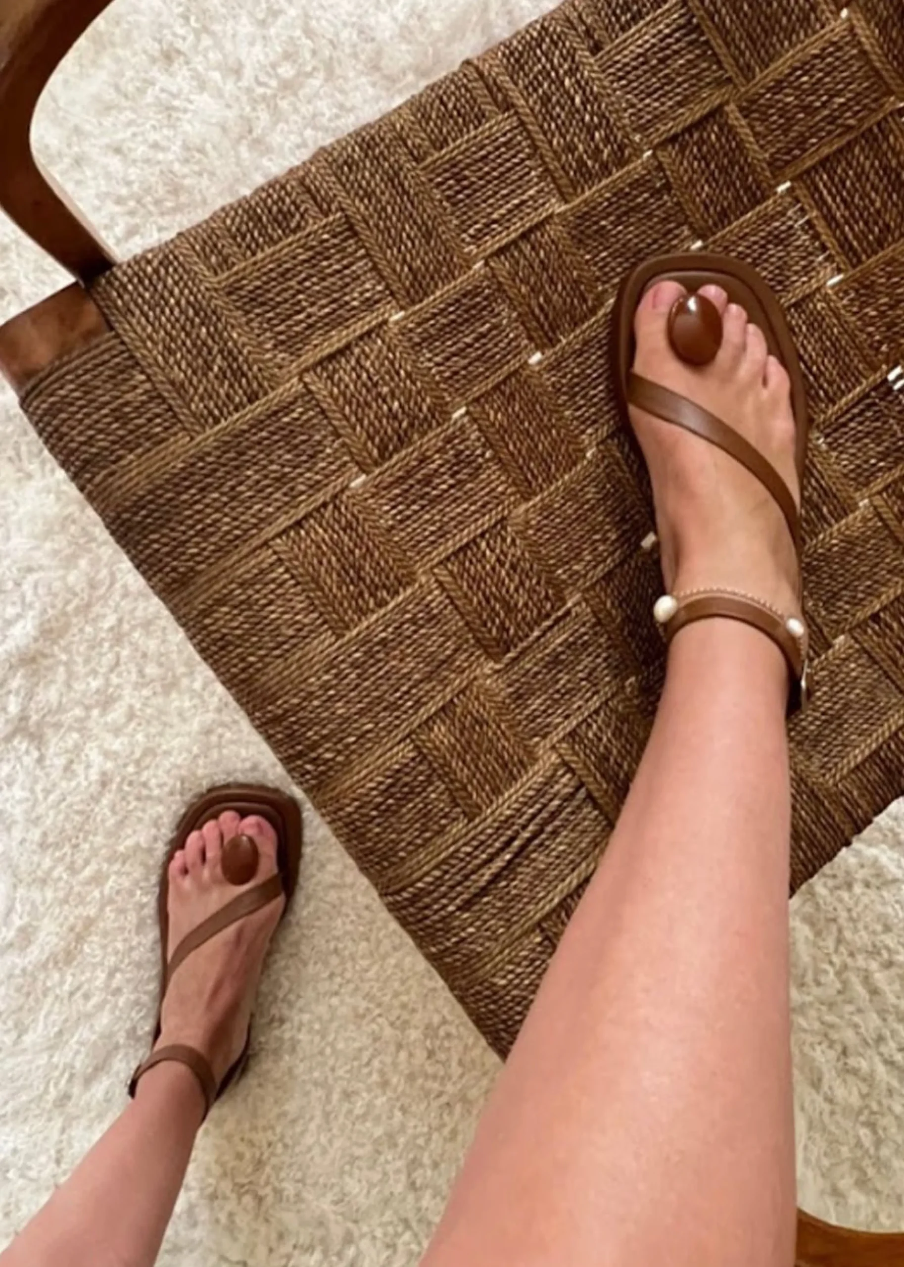 Gia X Rhw Rosie Flat Wrap Sandal