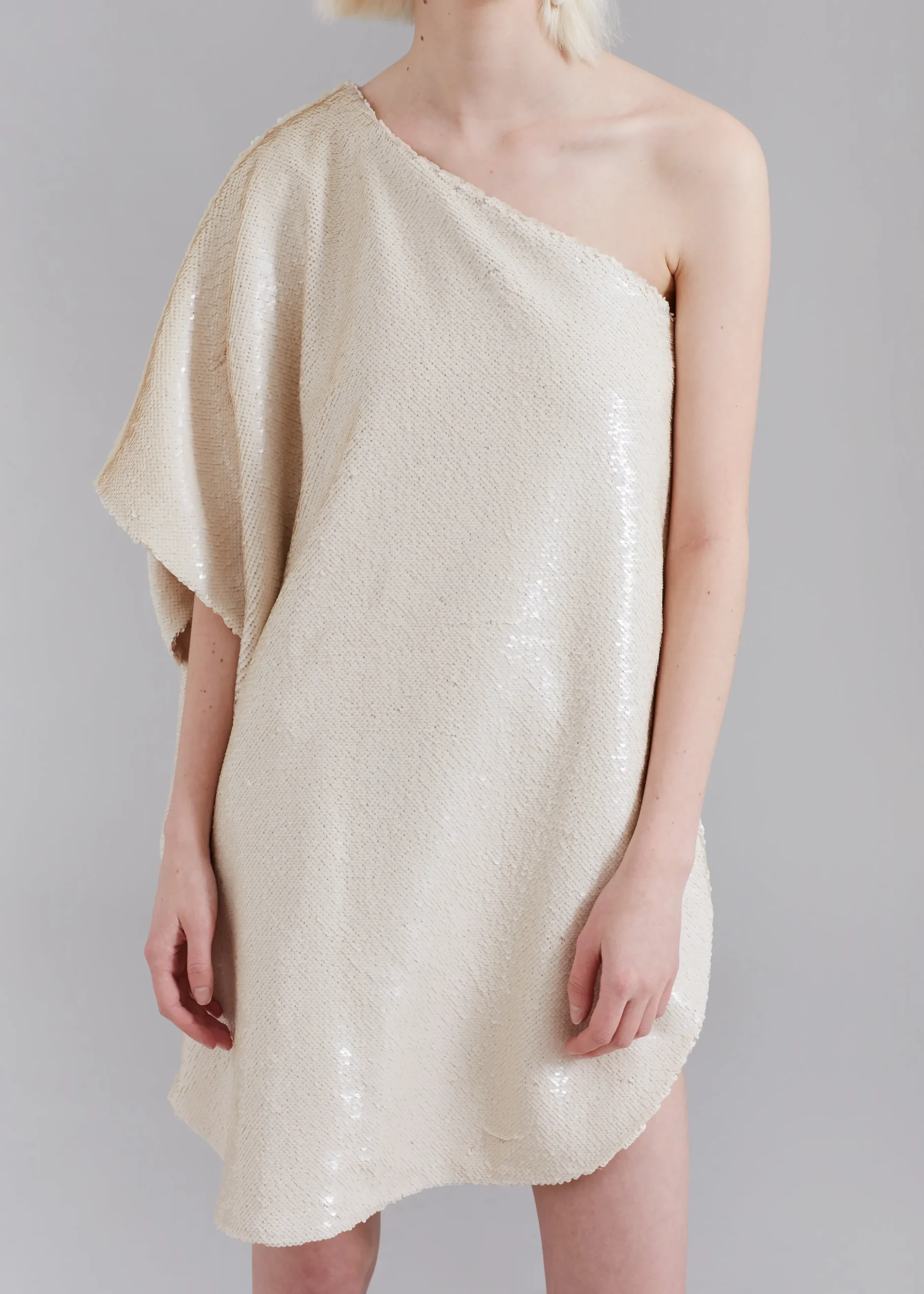 Gloria Sequins One Shoulder Dress