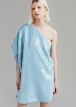 Gloria Sequins One Shoulder Dress
