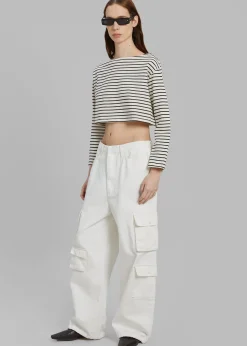 Hailey Denim Oversized Cargo Pants