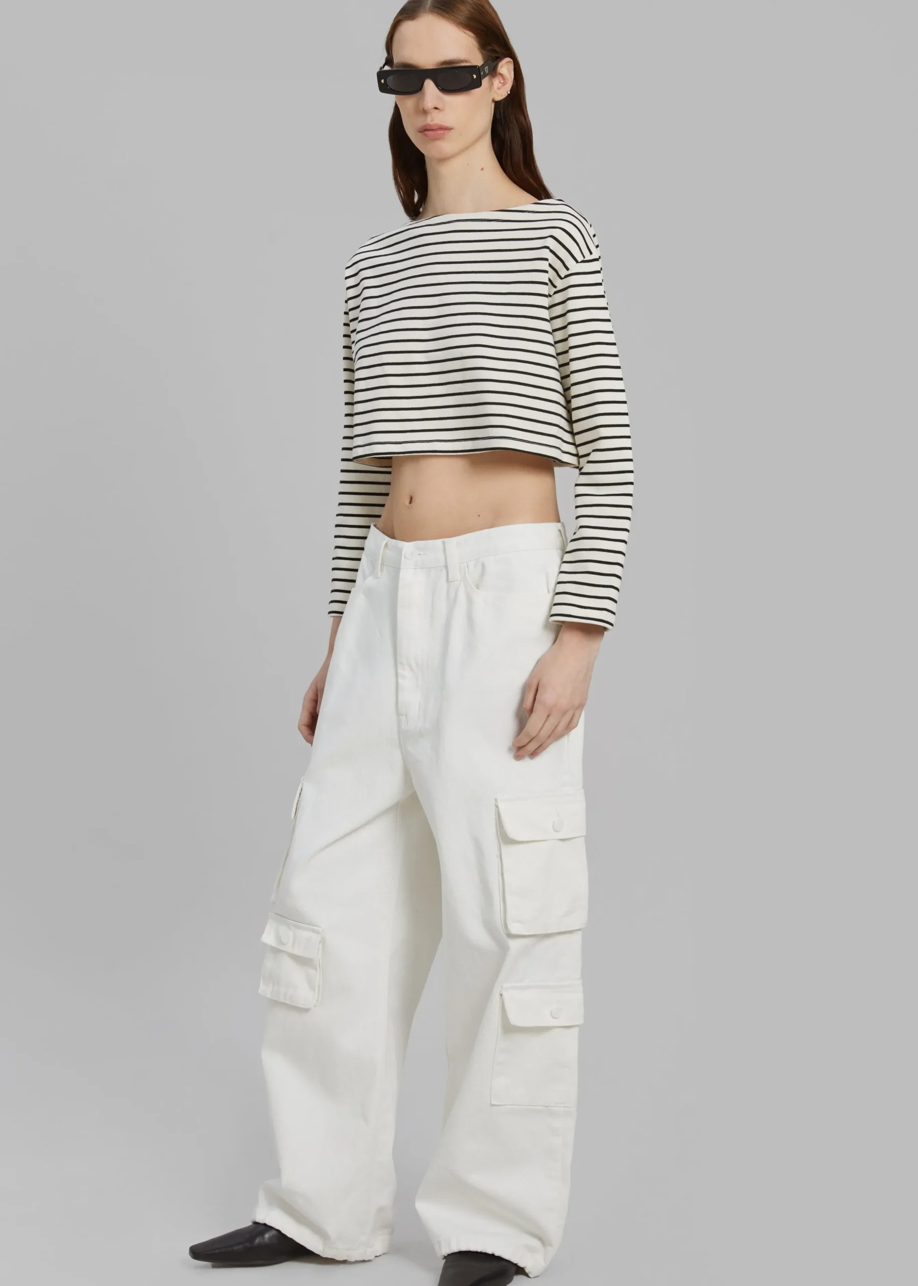 Hailey Denim Oversized Cargo Pants