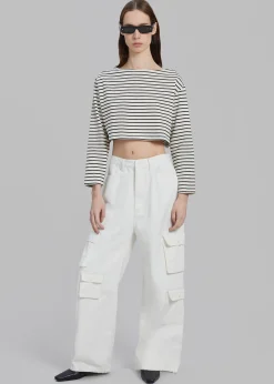 Hailey Denim Oversized Cargo Pants