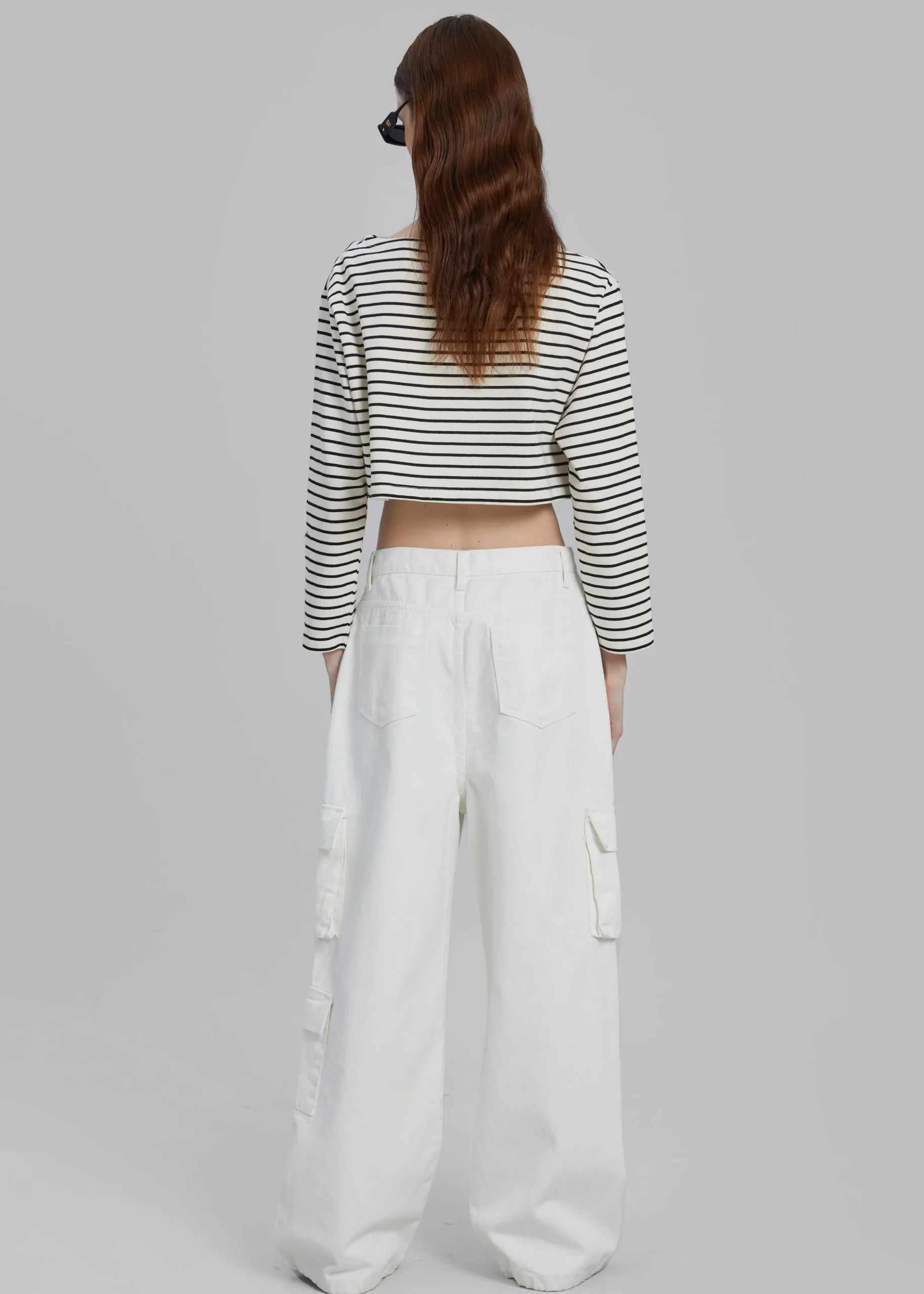 Hailey Denim Oversized Cargo Pants