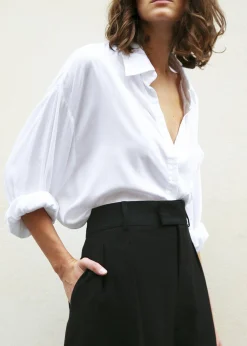 Hanna Silky Oversized Blouse