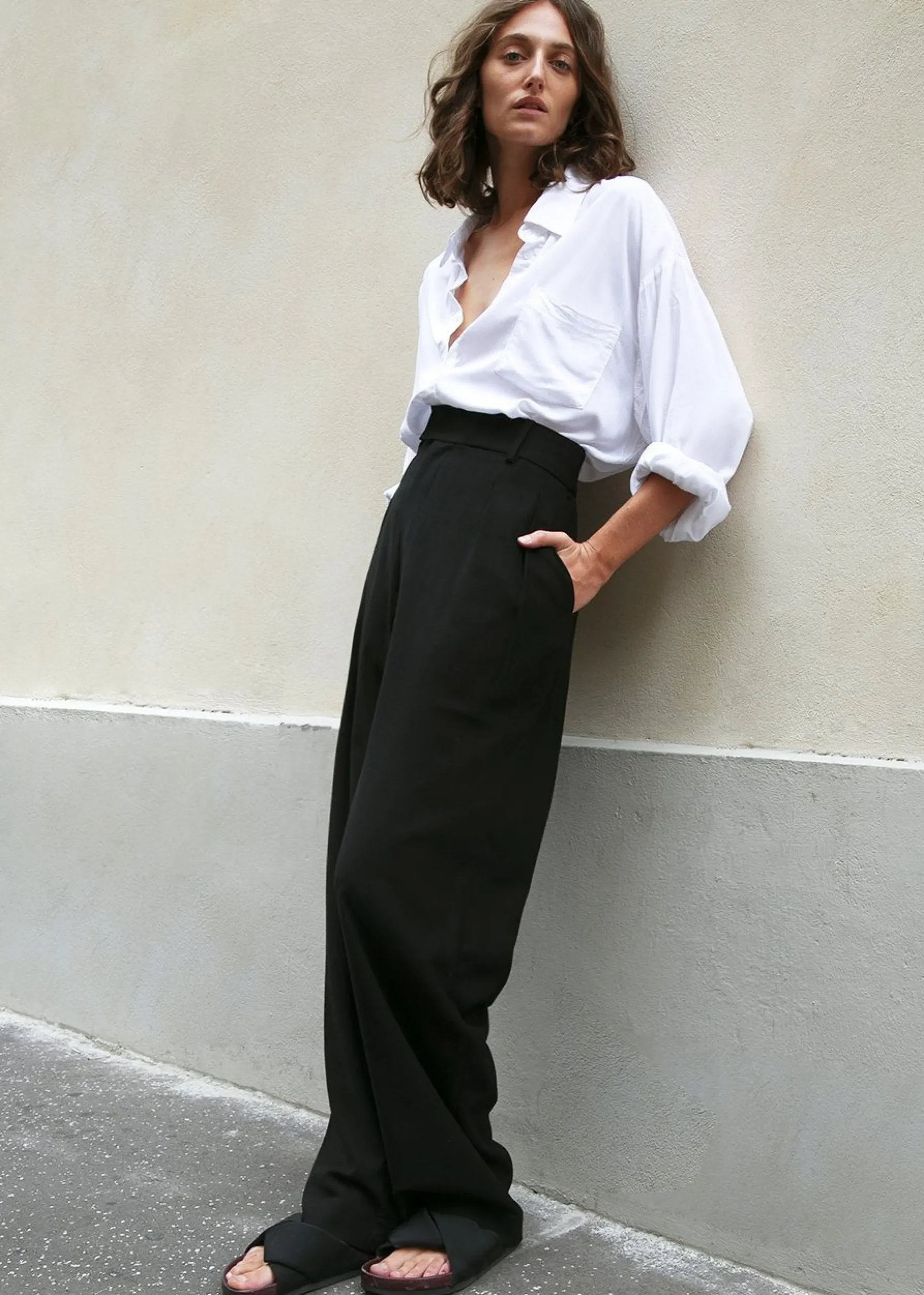 Hanna Silky Oversized Blouse
