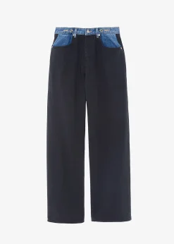 Hayla Contrast Denim Pants