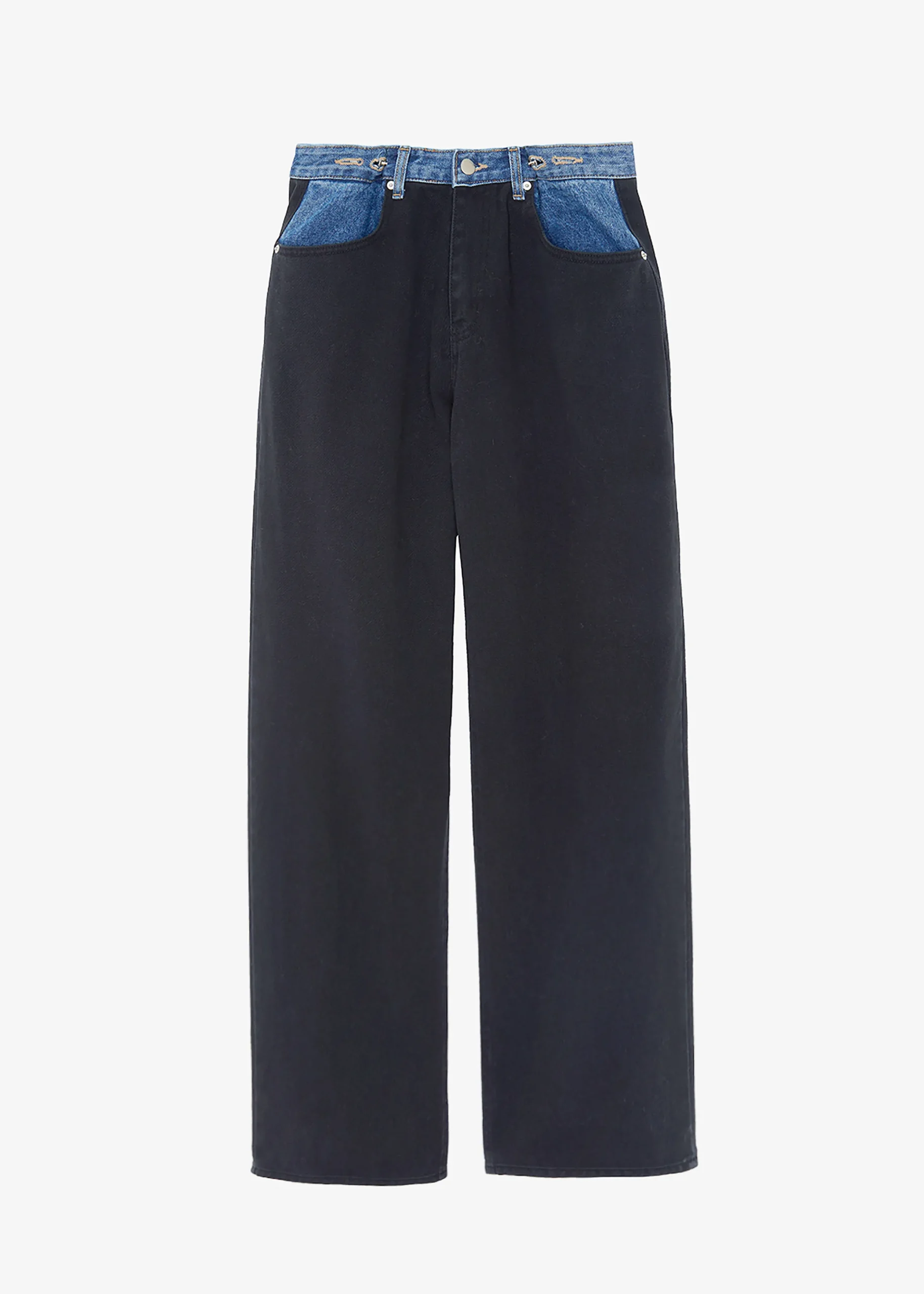 Hayla Contrast Denim Pants