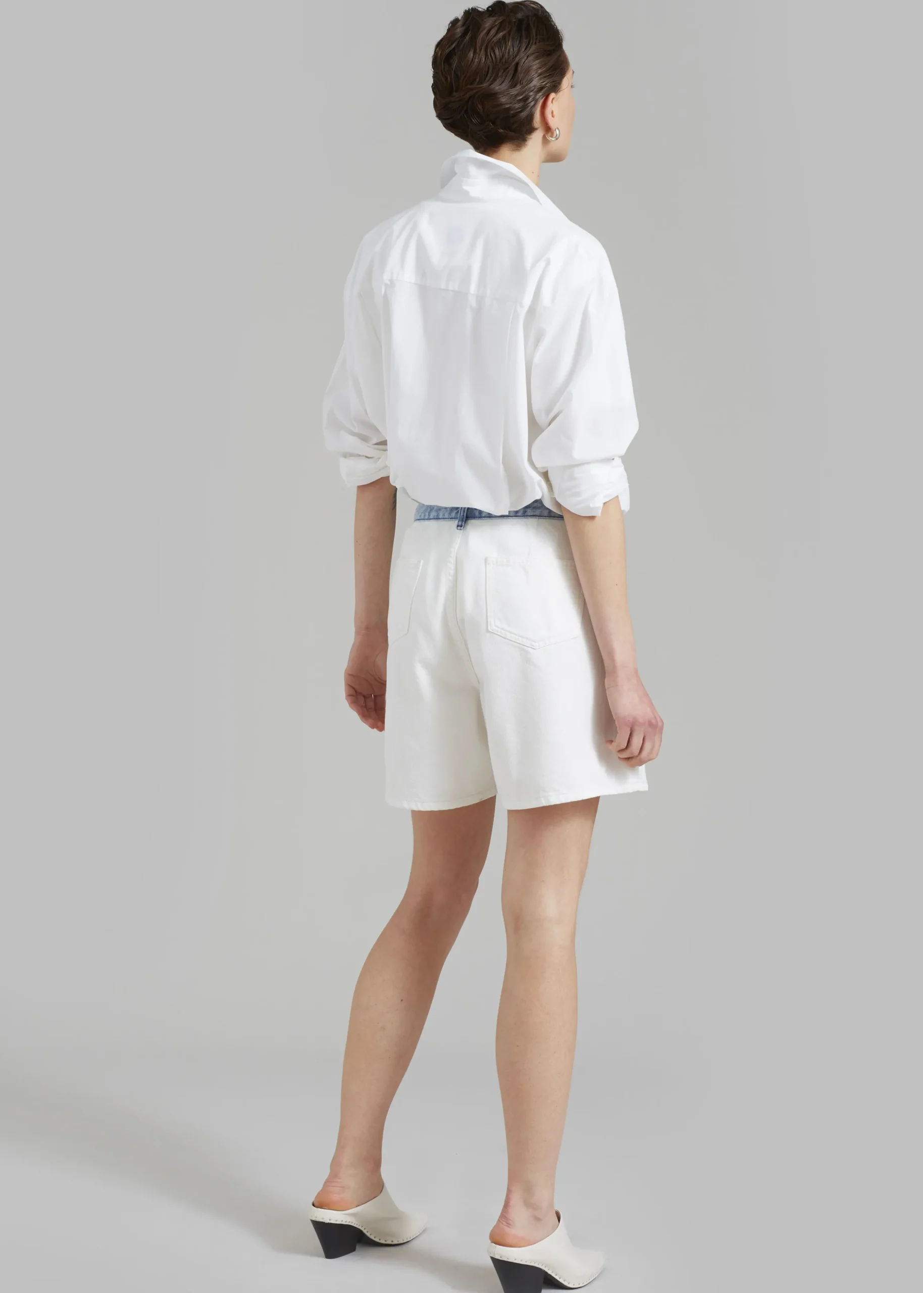 Hayla Contrast Denim Shorts