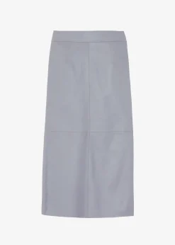 Heather Leather Pencil Skirt