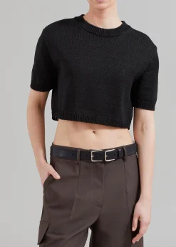 Holly Cropped Knit Top