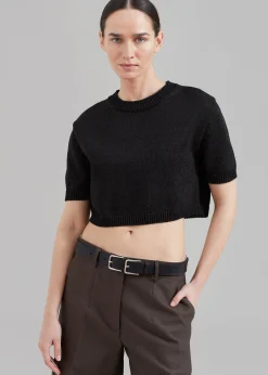 Holly Cropped Knit Top
