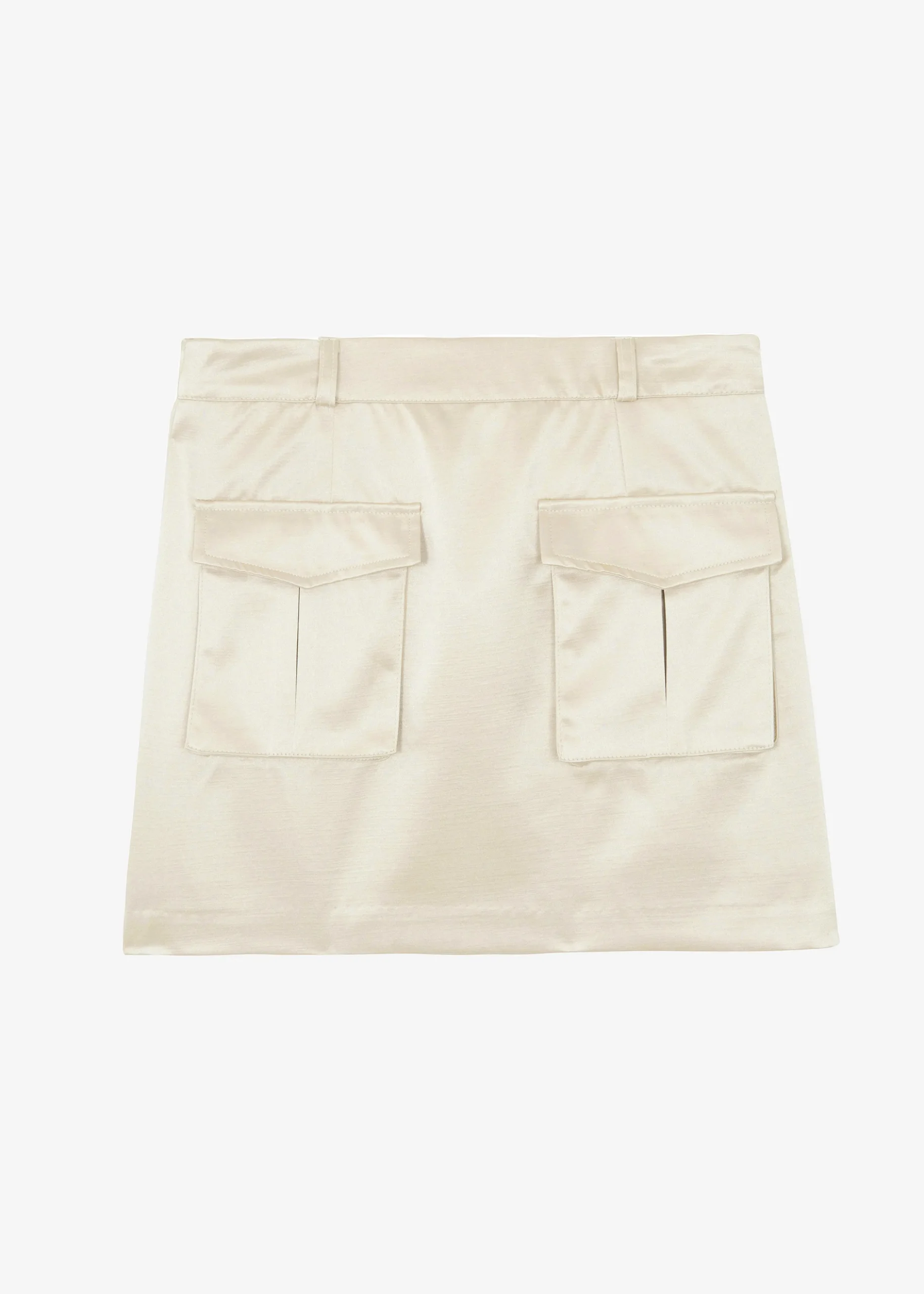 Hudson Satin Cargo Skirt