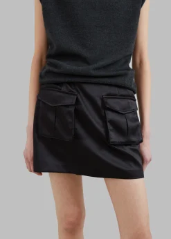 Hudson Satin Cargo Skirt