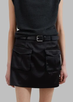 Hudson Satin Cargo Skirt