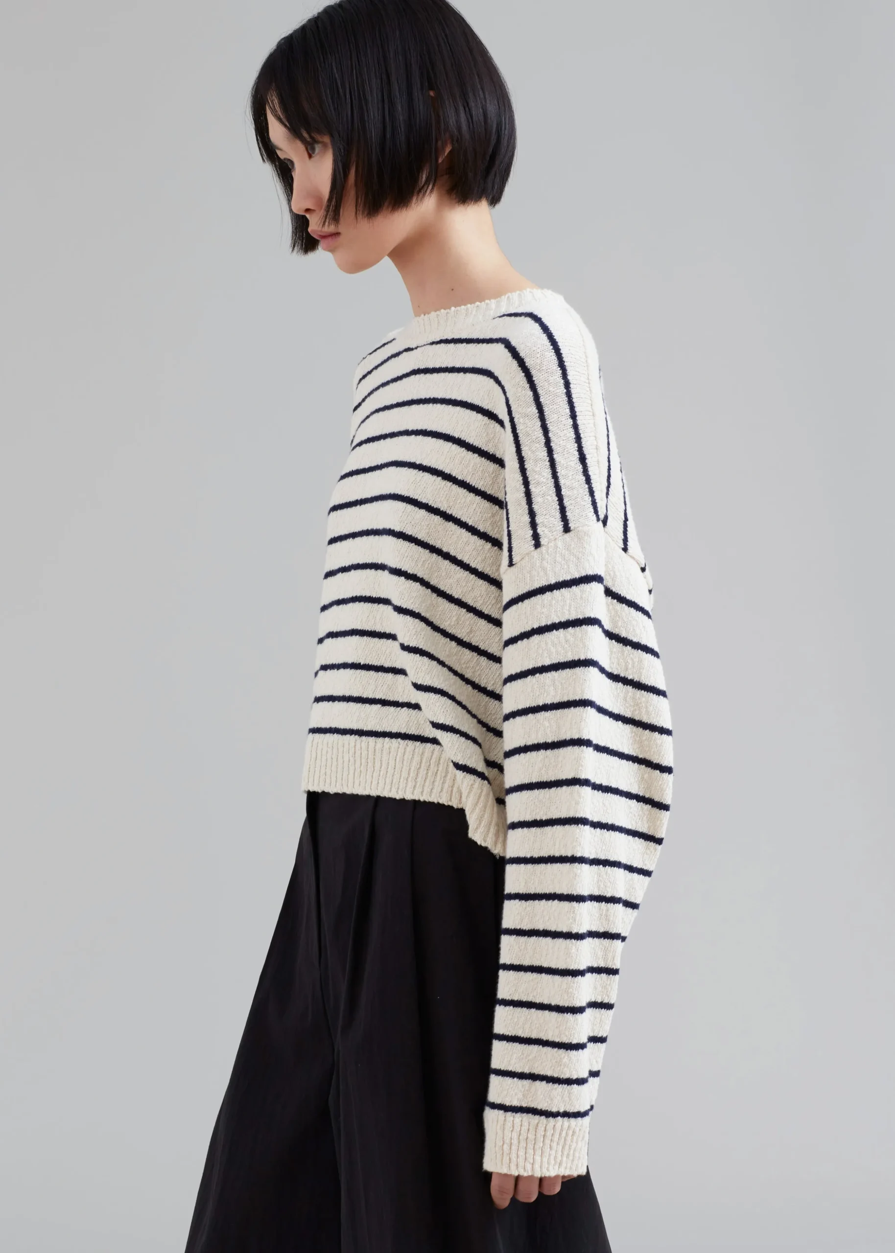 Iona Boatneck Cream Sweater