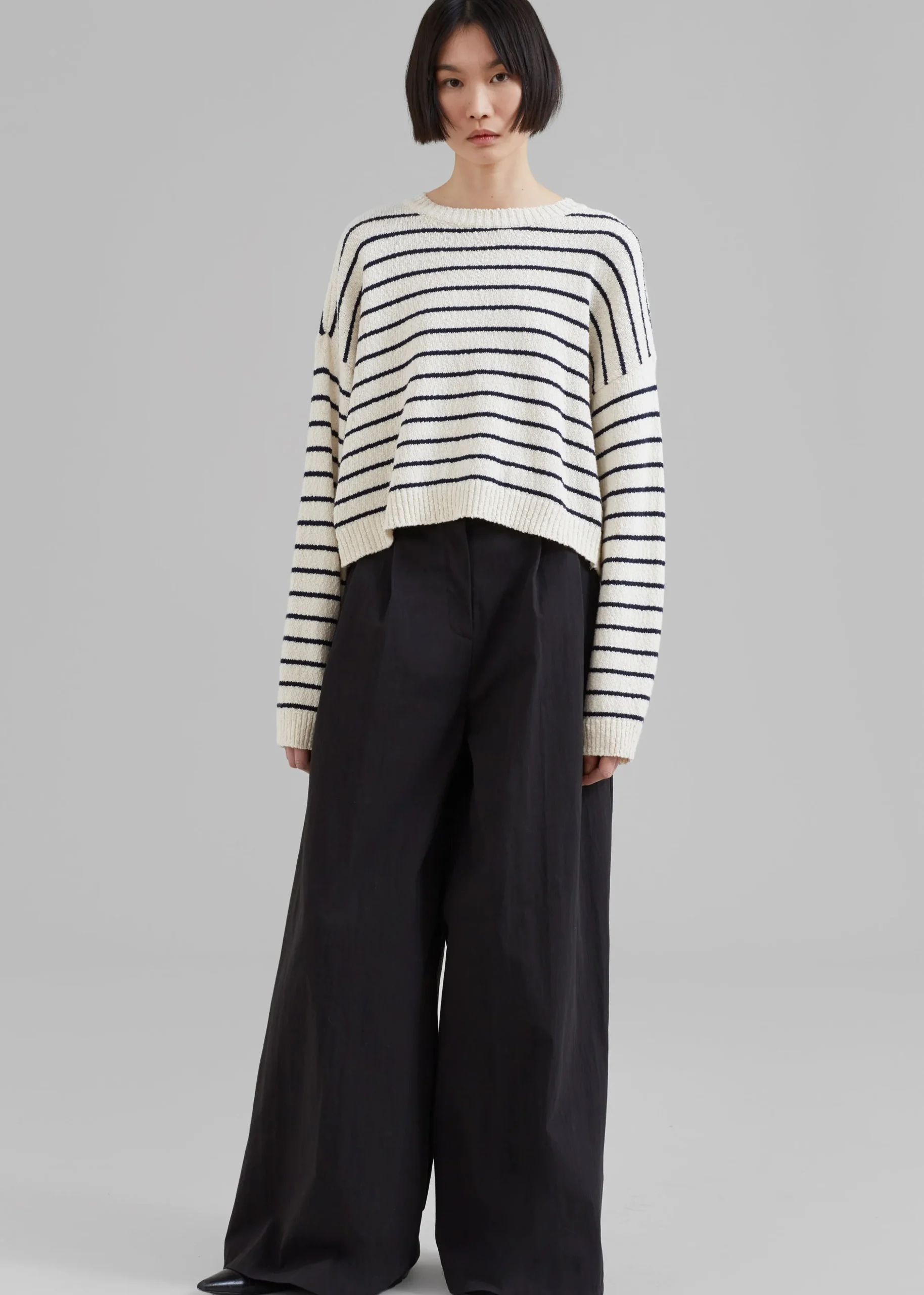 Iona Boatneck Cream Sweater