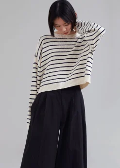 Iona Boatneck Cream Sweater
