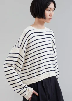 Iona Boatneck Cream Sweater