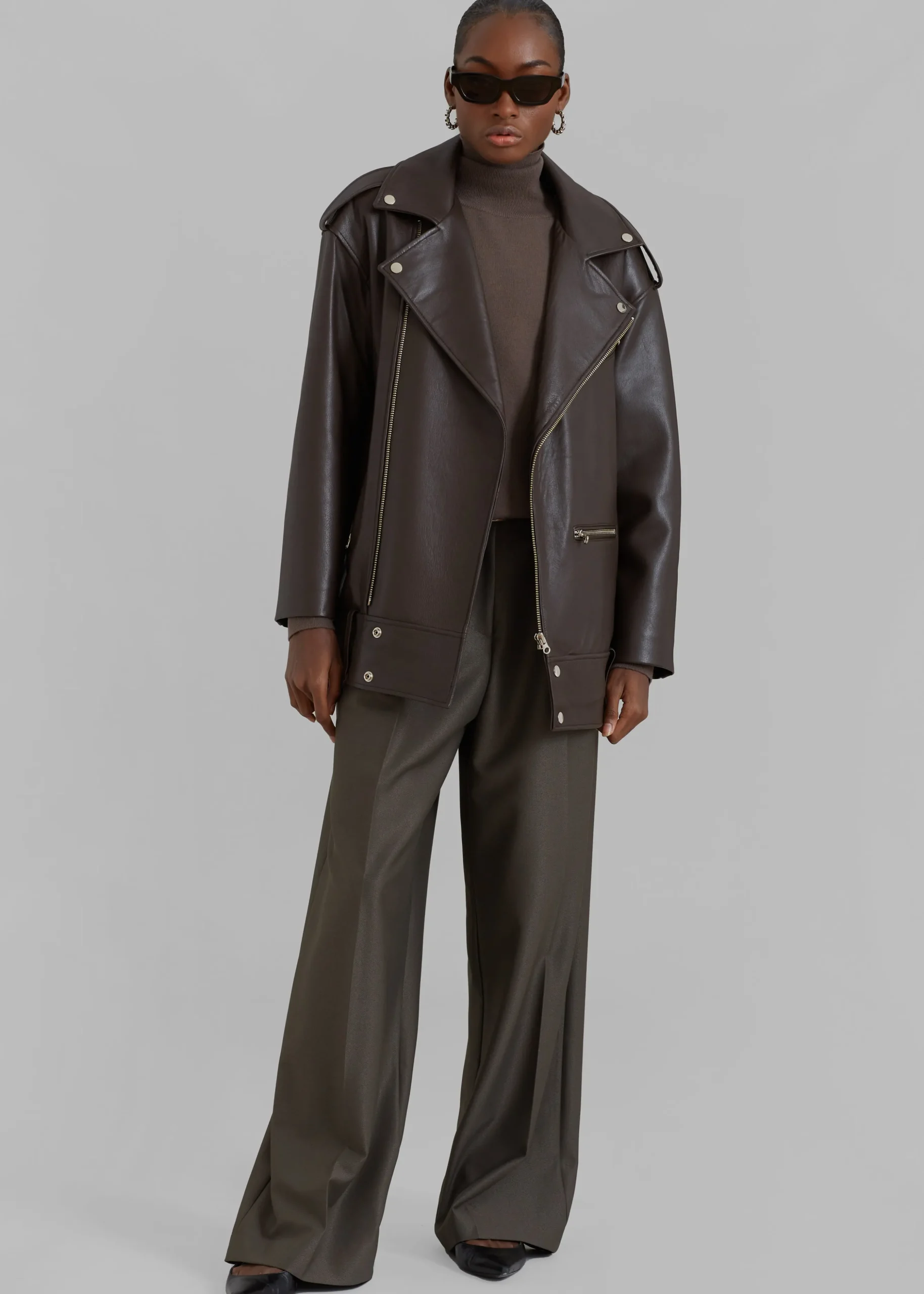 Jax Leather Biker Jacket