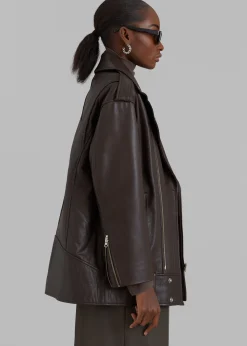 Jax Leather Biker Jacket