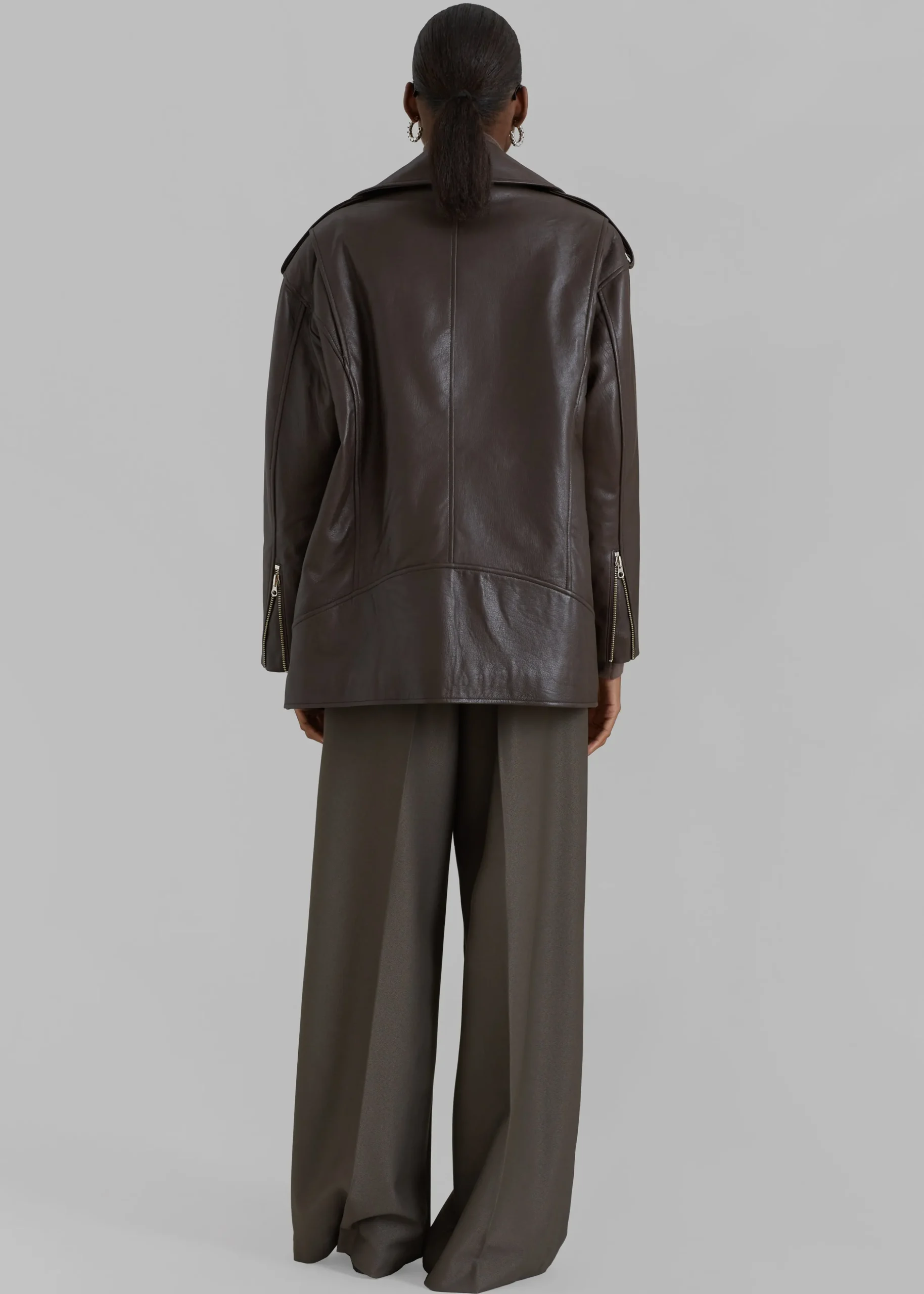 Jax Leather Biker Jacket