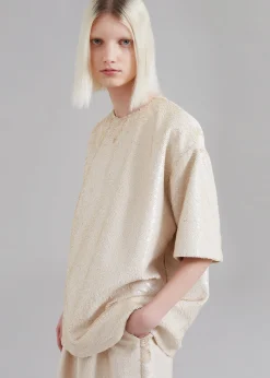 Jones Boxy Sequins Tee