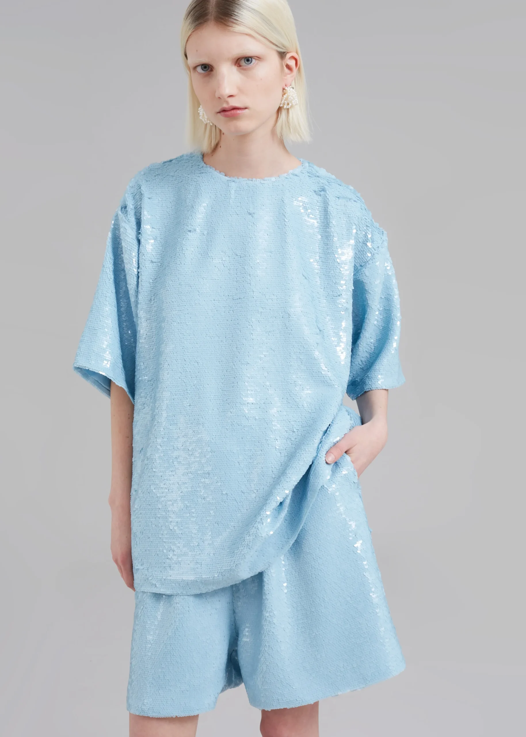 Jones Boxy Sequins Tee