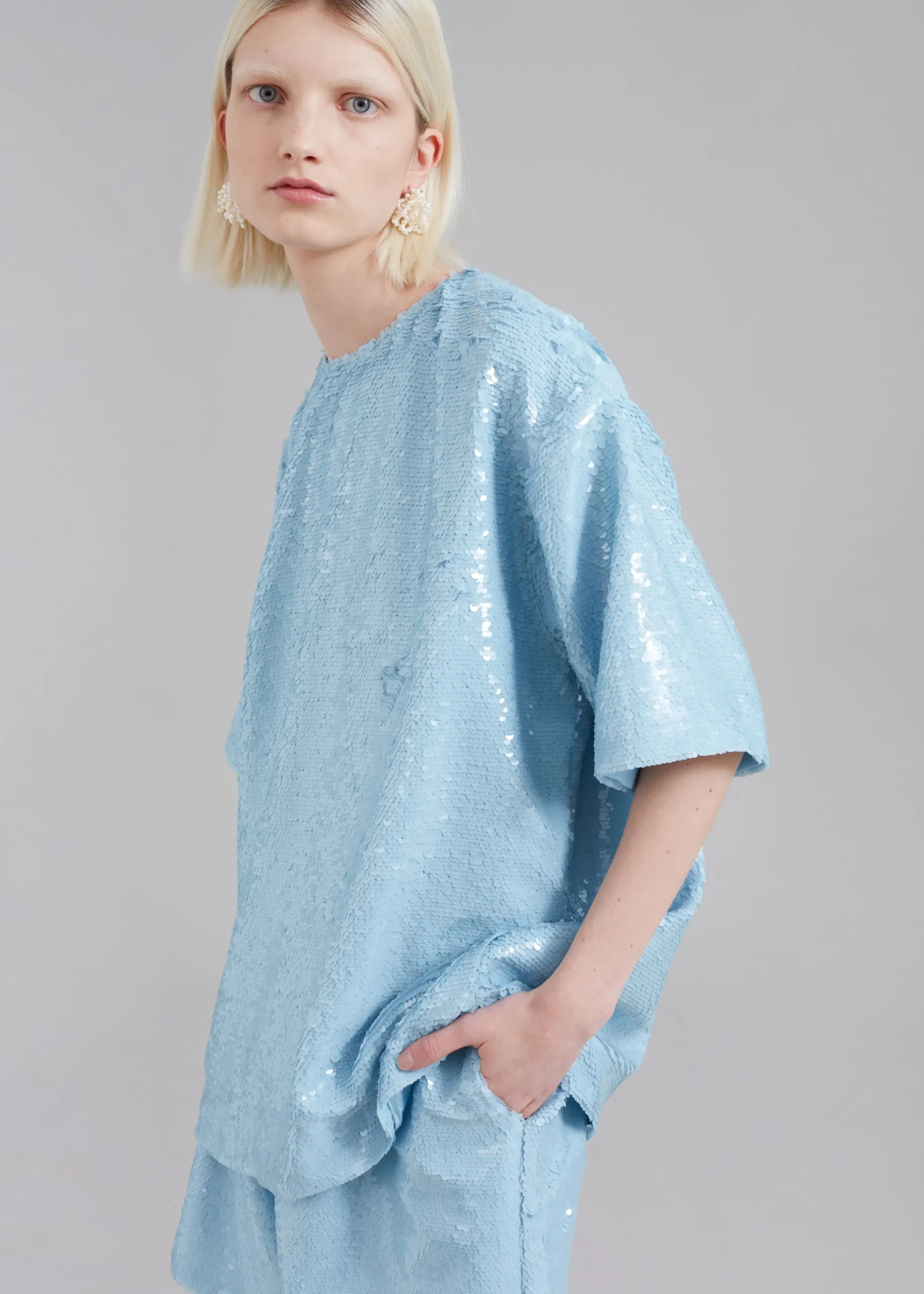 Jones Boxy Sequins Tee