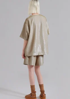 Jones Boxy Sequins Tee