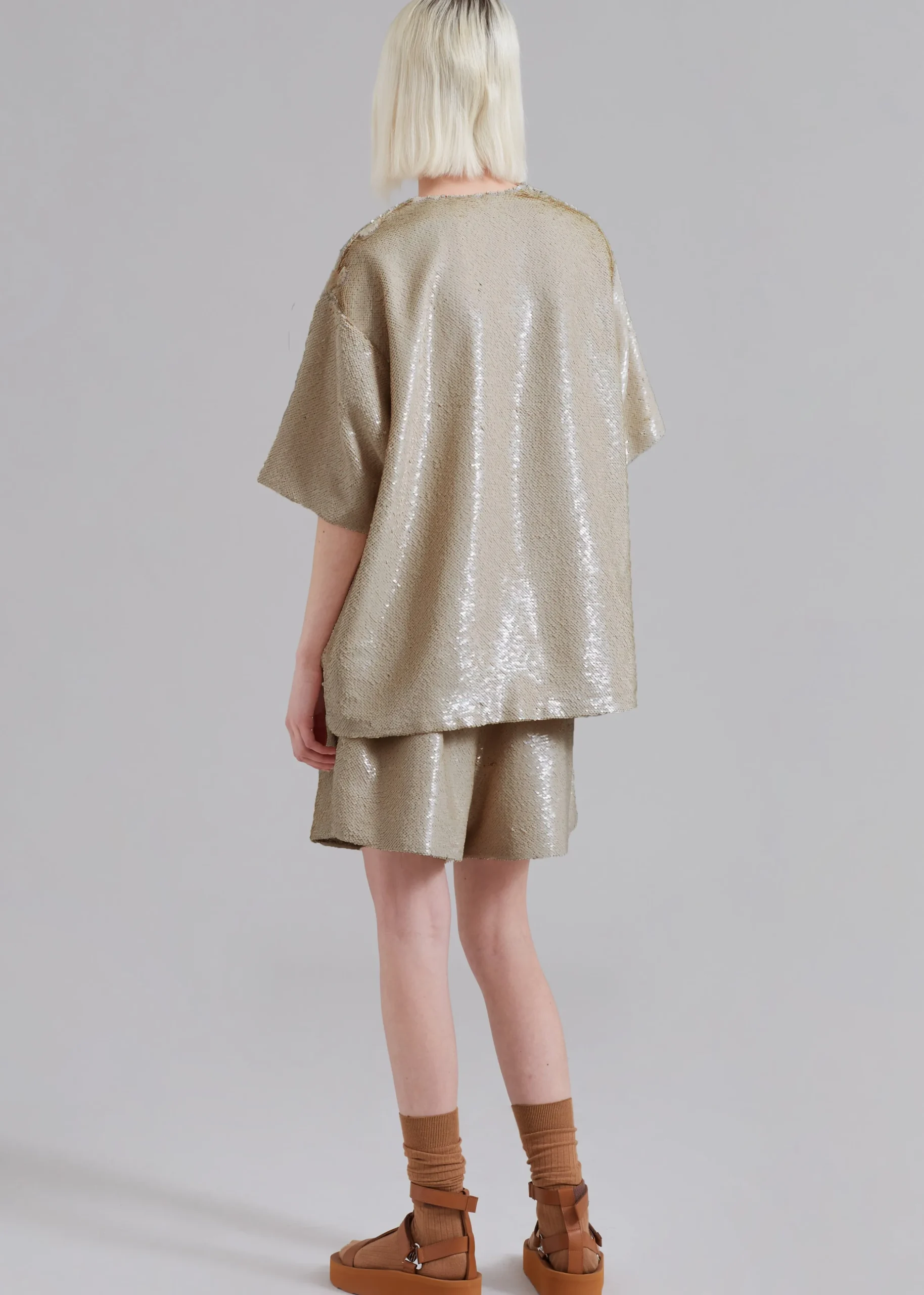 Jones Boxy Sequins Tee