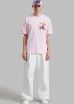Jw Anderson Crouching Stud Chest Pocket T-Shirt