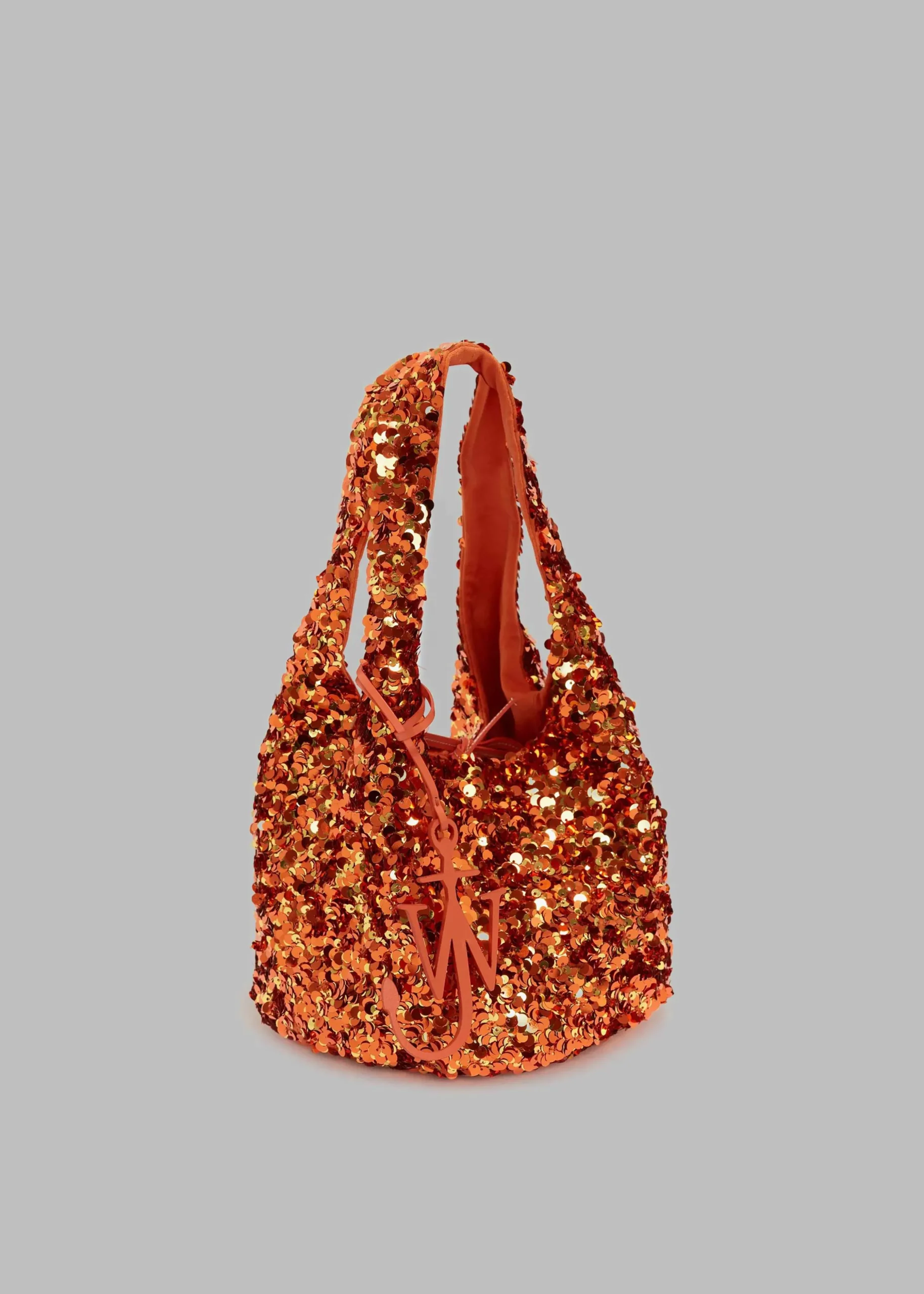 Jw Anderson Mini Sequin Shopper Top Handle Bag
