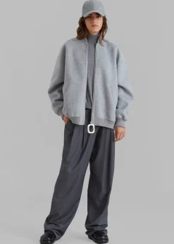 Jw Anderson Oversized Wool Bomber Jacket