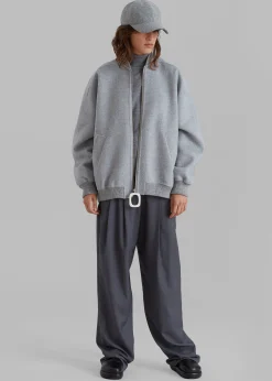 Jw Anderson Oversized Wool Bomber Jacket