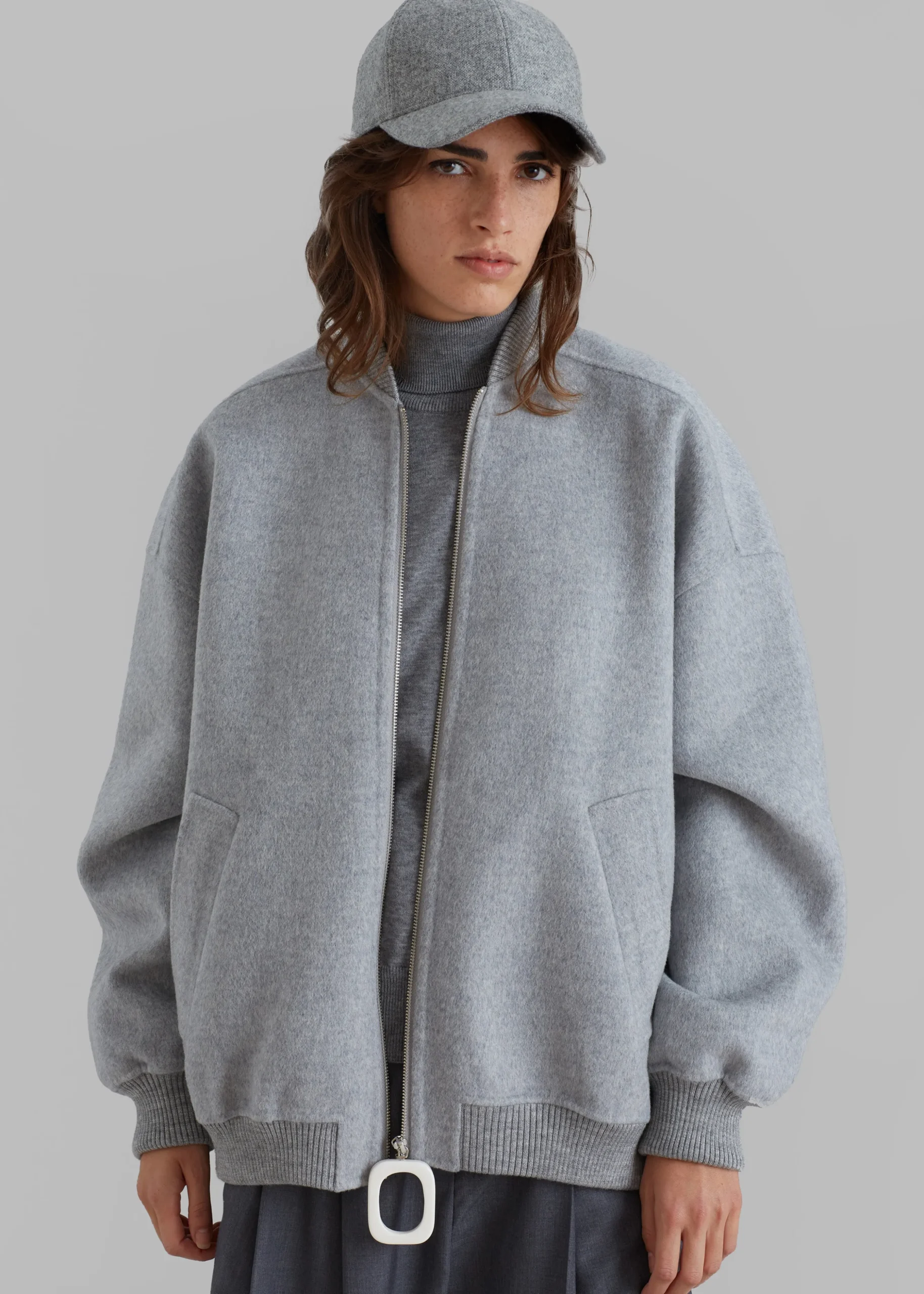 Jw Anderson Oversized Wool Bomber Jacket