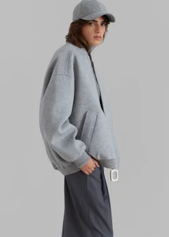 Jw Anderson Oversized Wool Bomber Jacket