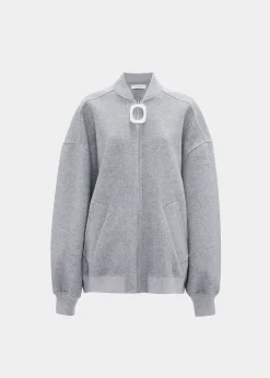 Jw Anderson Oversized Wool Bomber Jacket